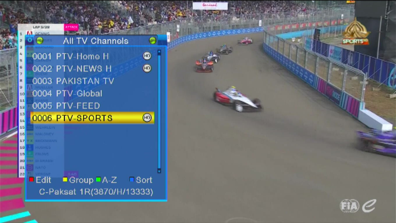 ALi3510C channel list