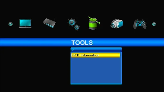 ALi3510C main menu